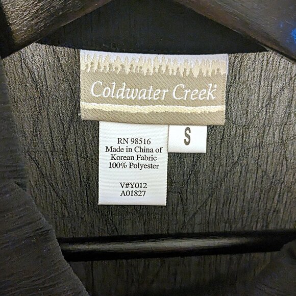 Semi Sheer Shirt-Tunic w/Abalone Buttons - Picture 3 of 5